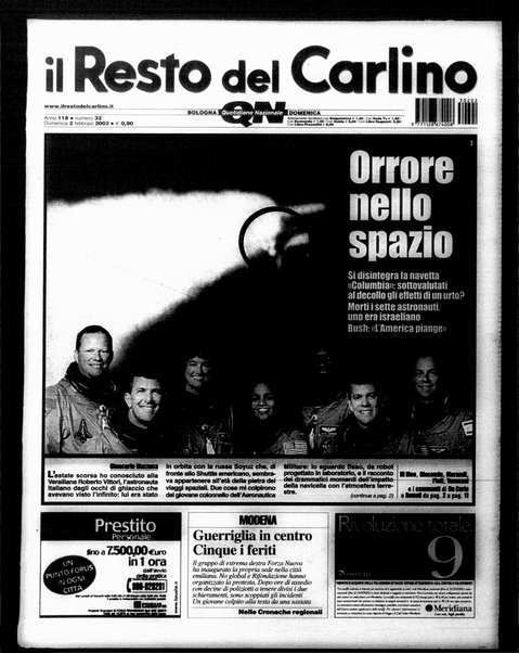 Il Resto del Carlino : giornale dell'Emilia
